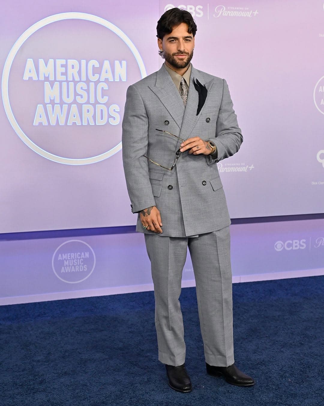 Maluma’s AMAs Suit Was a Lesson in Modern Formalwear