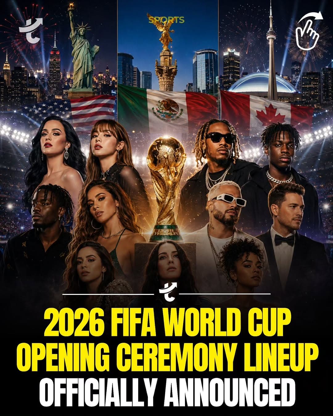 FIFA’s 2026 World Cup Opening Ceremonies Are Going Multicity, and the Lineup Reads Like a Passport