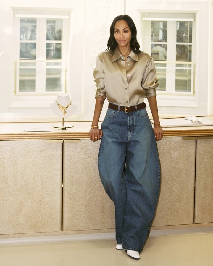 Zoe Saldaña Inside Cartier’s Paris Ateliers, Where Le Chœur des Pierres Starts to Sing