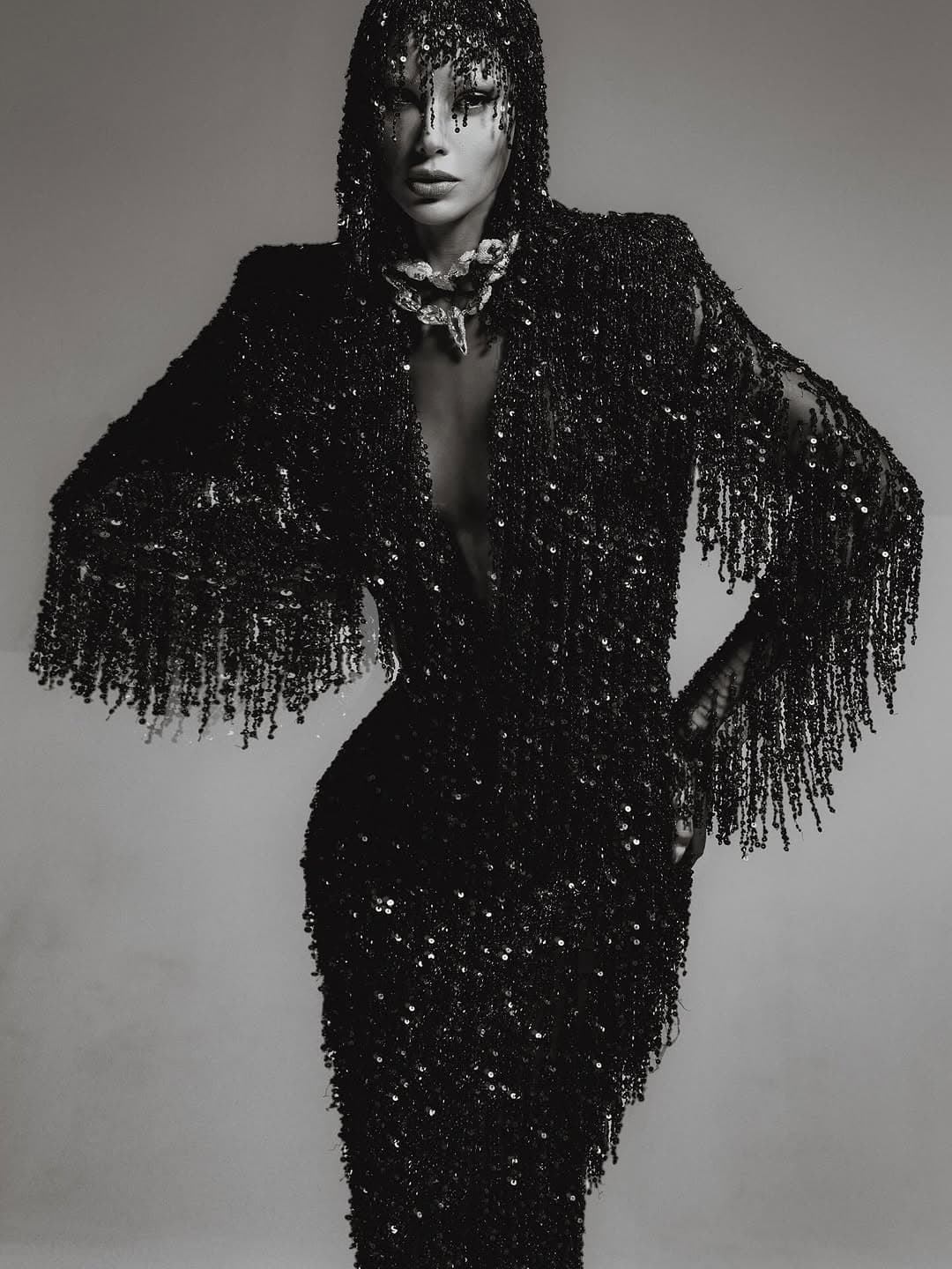 Inside Harper’s Bazaar Serbia April, Ary Gutierrez in Naeem Khan and the Quiet Power of Style