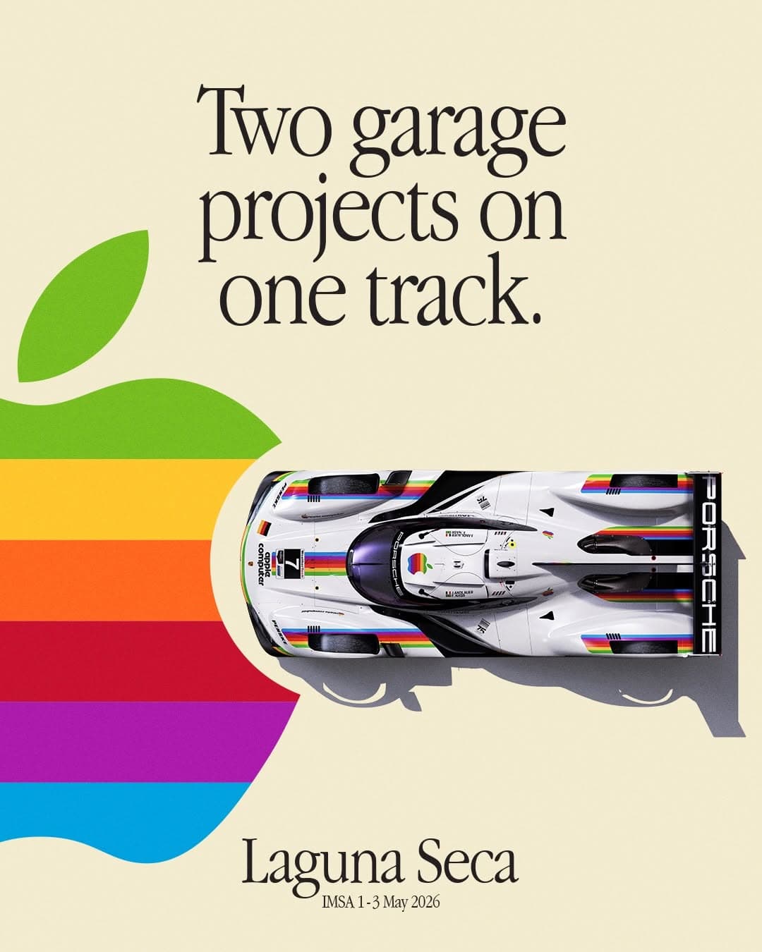 Apple’s Iconic Livery Returns to Laguna Seca—For One More Race