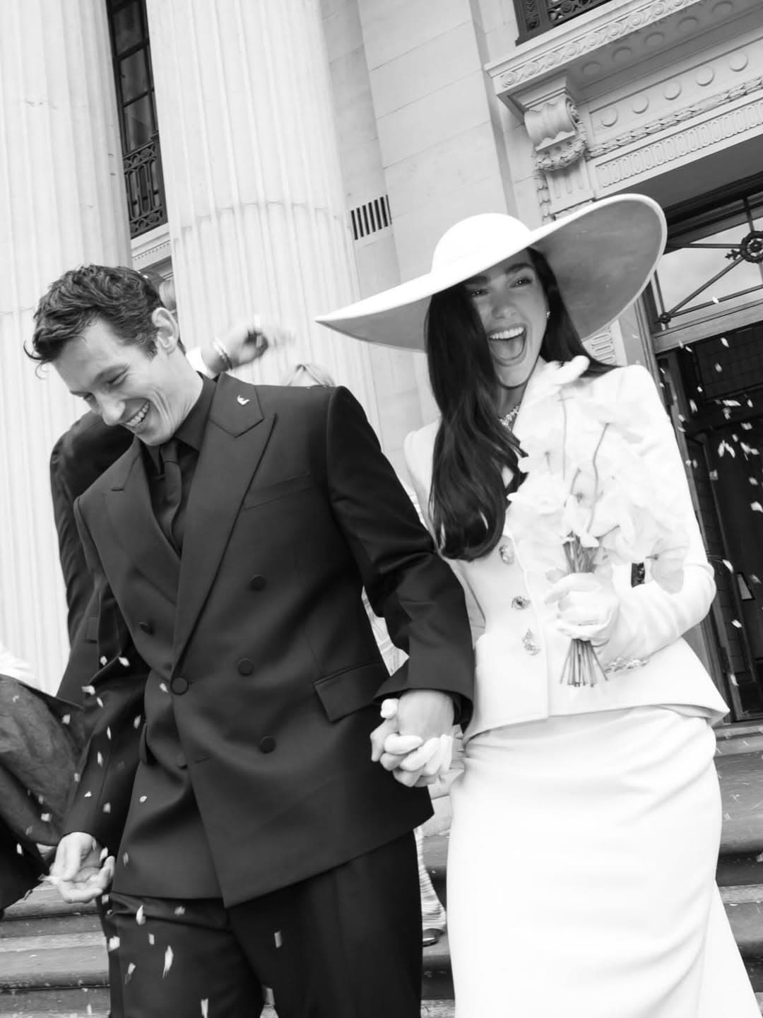 Dua Lipa and Callum Turner’s Marylebone Wedding Was a Masterclass in Schiaparelli Precision