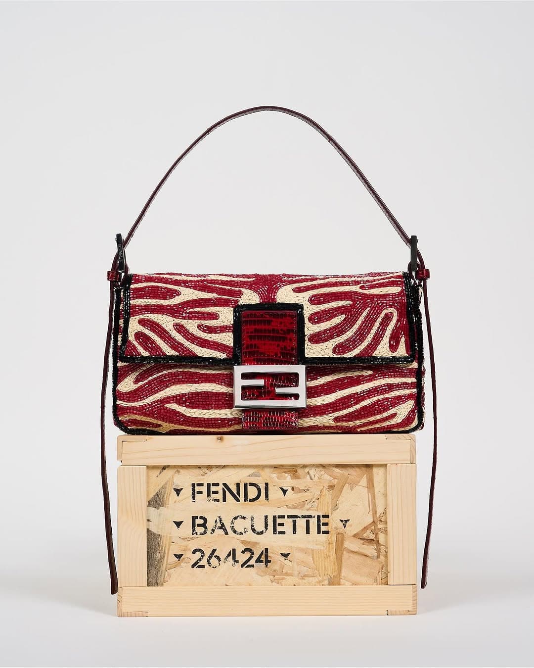 Fendi’s Beaded Baguette 26424 Re-Edition: A Small Bag With Big Patience