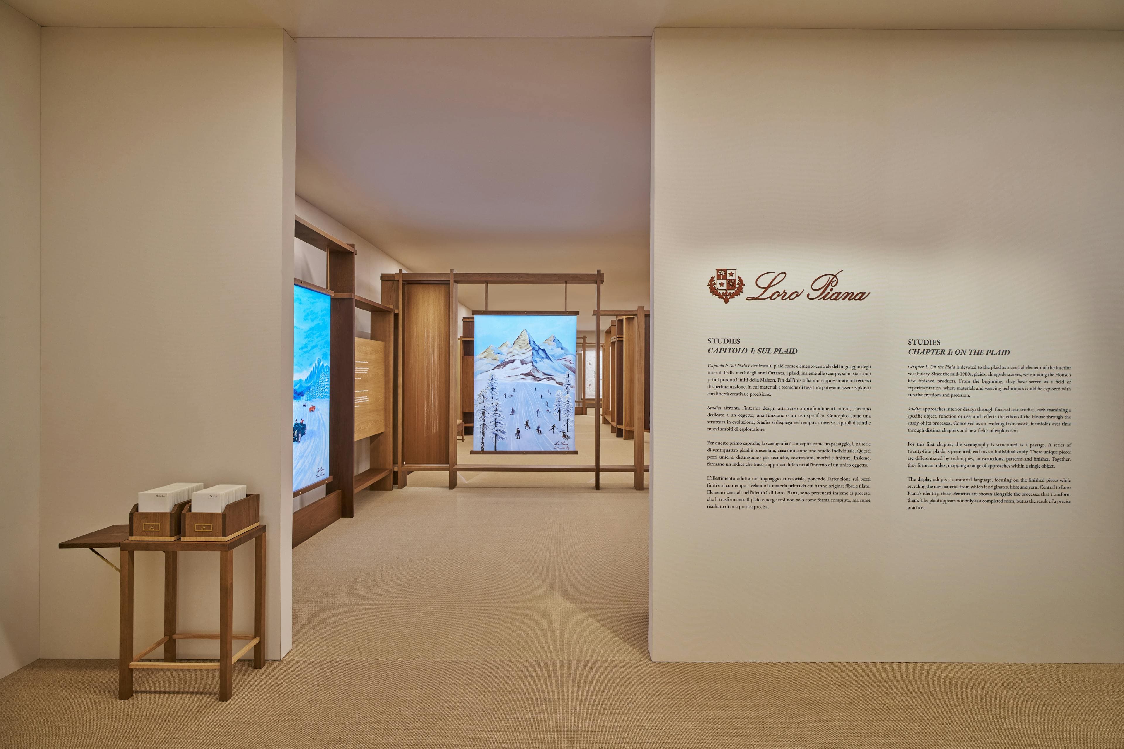 Loro Piana Makes Plaid the New Object of Desire at Milan Design Week 2026